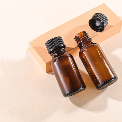 خرید بطری های روغن ضروری 5 میلی لیتر بطری های آرایشی شیشه ای زرد رنگ با پلاگین داخلی بلند OEM ODM online manufacture