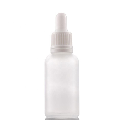 comprare Bottiglie di olio essenziale di vetro ghiacciato trasparente, bottiglia gocciolante di olio essenziale vuota da 30 ml online manufacture