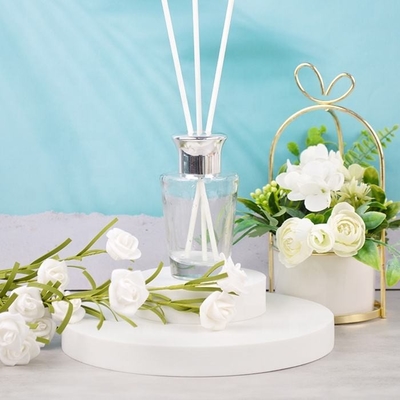 acheter Bouteille en verre diffuseur d'arôme de roseau décoratif à cône inversé de 90 ml avec bouchon en bois online manufacture