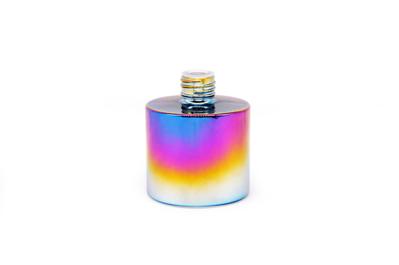 Buy 200ML Round Reed Diffuser Bottle High White Glass Aromatherapy Bottle With Screw Cap online manufacture