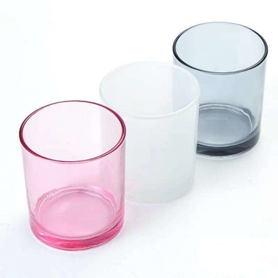 satın al 7oz 10oz 15oz Kokulu Mum Kavanozu Yuvarlak Mat Siyah Dondurulmuş Aromaterapi Mum Kavanozu online manufacture