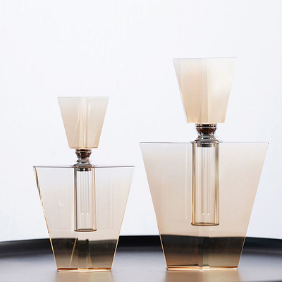 خرید بطری های عطر کریستالی پرتقال خالی بطری های عطر شیشه ای زیبا برای هدیه online manufacture