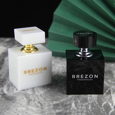 Buy K9 Crystal 6ml Perfume Bottle Black White Custom Engraving online manufacture