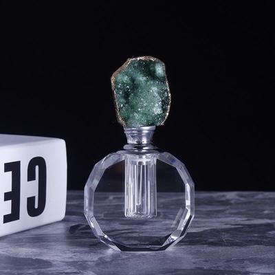 Buy Wedding Gift Natural Crystal Round Agate Glass Perfume Oil Bottle Custom online manufacture