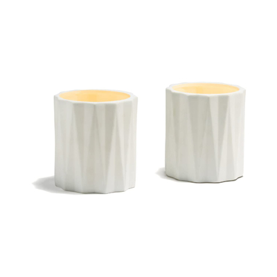 Bon prix ODM OEM Bouteille de bougie parfumée chic élégant brillant Bouteille de bougie en céramique blanche en ligne
