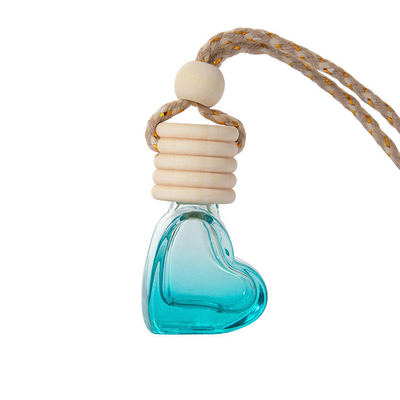 6ml Love Shape Car Perfume Bottle with Wooden Cap