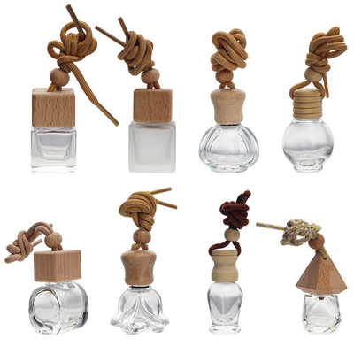 Good price 8ml 10ml Glass Car Air Freshener Bottle with Wooden Lid online
